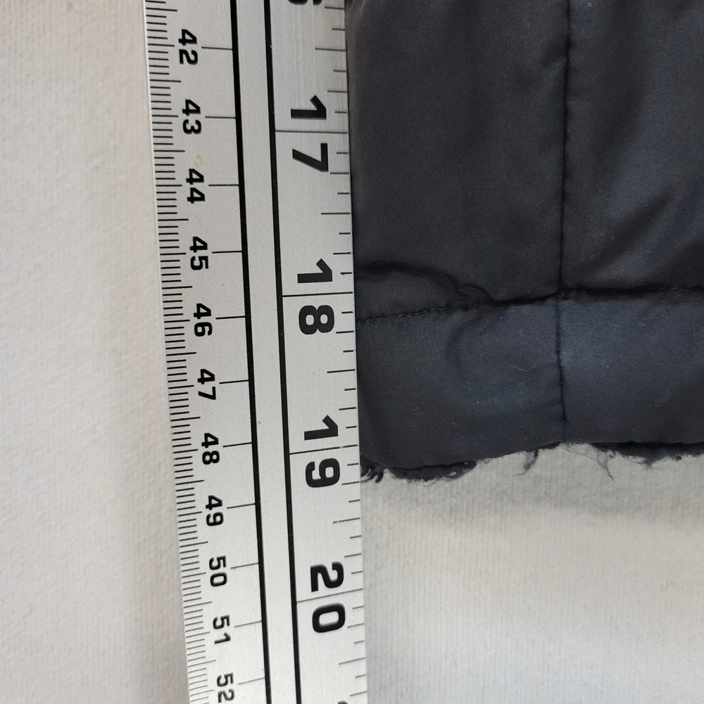 The North Face Reversible Jacket Womens XS Black Mossbud Fleece Puffer NF0A4R3E - Picture 10 of 11